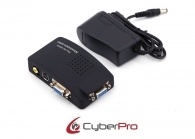 CyberPro CP-AV10 Converter AV to VGA (power, cables)