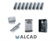 ALCAD KAD-41004 Kit θυροτηλεφώνου με 4 διπλά μπουτόν σύστημα 4+Ν καλωδιών