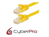 CYBERPRO UTP Cable Cat6 yellow 0.5m
