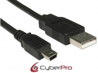 CyberPro CP-UN10 USB v2.0 M - Mini USB M 1m