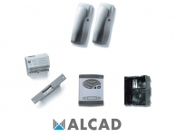 ALCAD KAD-47001 Ψηφιακό Kit θυροτηλεφώνου με ένα διπλό μπουτόν ,σύστημα 2 καλωδιών BUS ,2 διαμερισμάτων