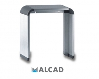ALCAD VIS-212 Single rain-shield for surface box for 3 or 4 rows