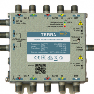 TERRA SRM524 Digital dSCR multiswitch 290-2350 MHz, Terr.47-862MHz, 2(1 pair) outputs, powering from H/V lines