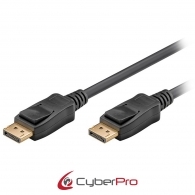CYBERPRO CP-DP010,  DisplayPort  DisplayPort, M/M, v1.4, 4K@120Hz, 8K@60Hz, 1 