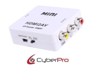 CyberPro CP-HA10 Converter HDMI to AV (Upscaler 1080p)