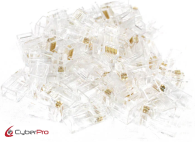 CYBERPRO CP-PRFRJ45PACK,  RJ45 PERFORATED UTP, Male, Cat 6, 50